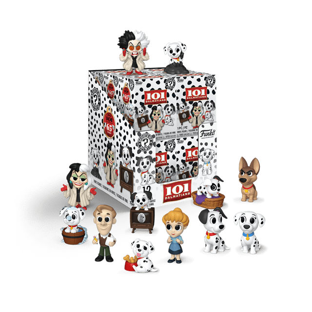 101 Dalmations funko mystery mini, single random blind pack supplied