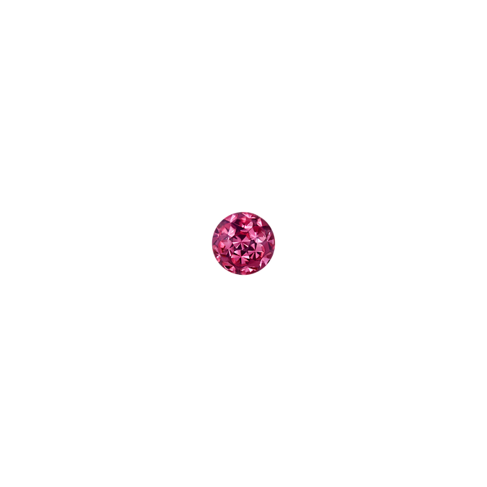 14g 5mm Rose Ferido Externally Threaded Ball 5mm / Rose / Acrylic