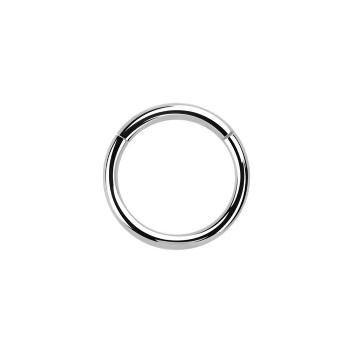 14g Silver Surgical Steel Hinged Ring 12mm / Surgical Steel / Silver Hinged Ring