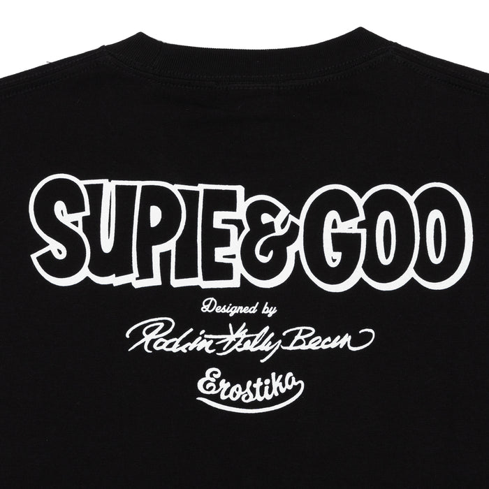 Adventure of Supie & Goo T-shirt - Black by Erostika by Rockin'Jelly Bean