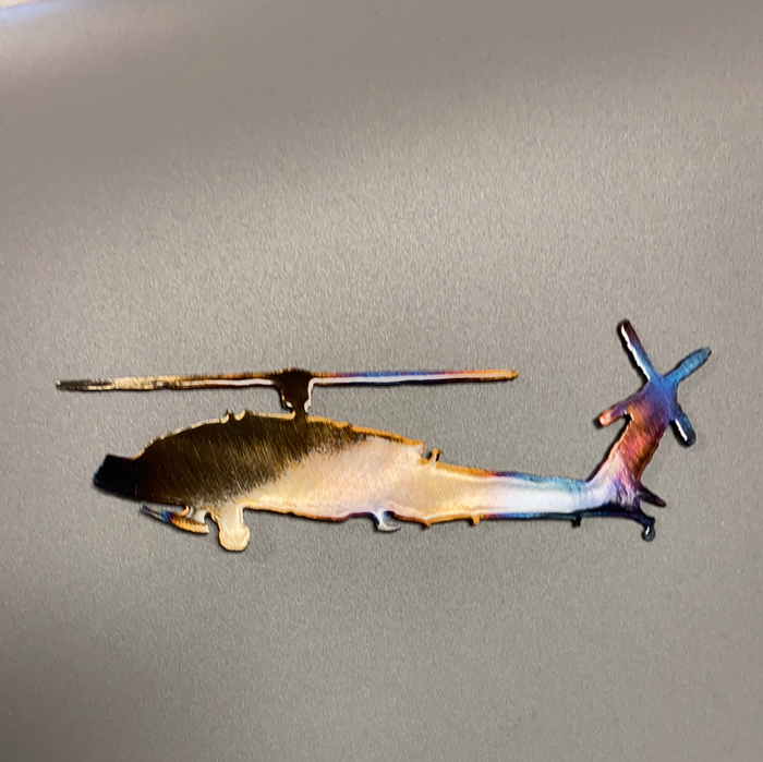 AH-64 Apache Helicopter Metal Magnet