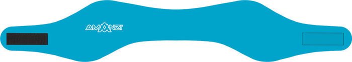 Blue Amanzi Calypso ear band with ear plugs, designed for comfortable hearing protection and noise reduction.