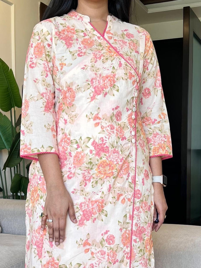 Ankaha Angrakha Cotton Suit
