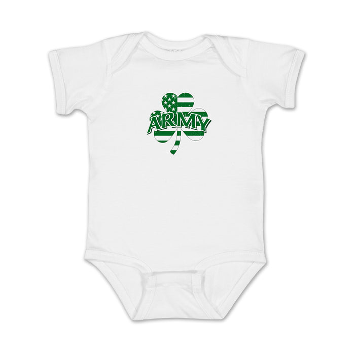 Army Shamrock Infant Romper