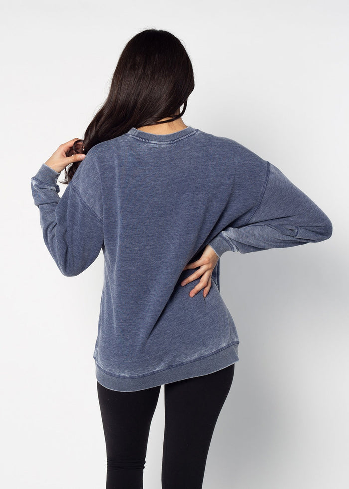 Auburn Tigers Women's Signature Burnout Crewneck Sweatshirt