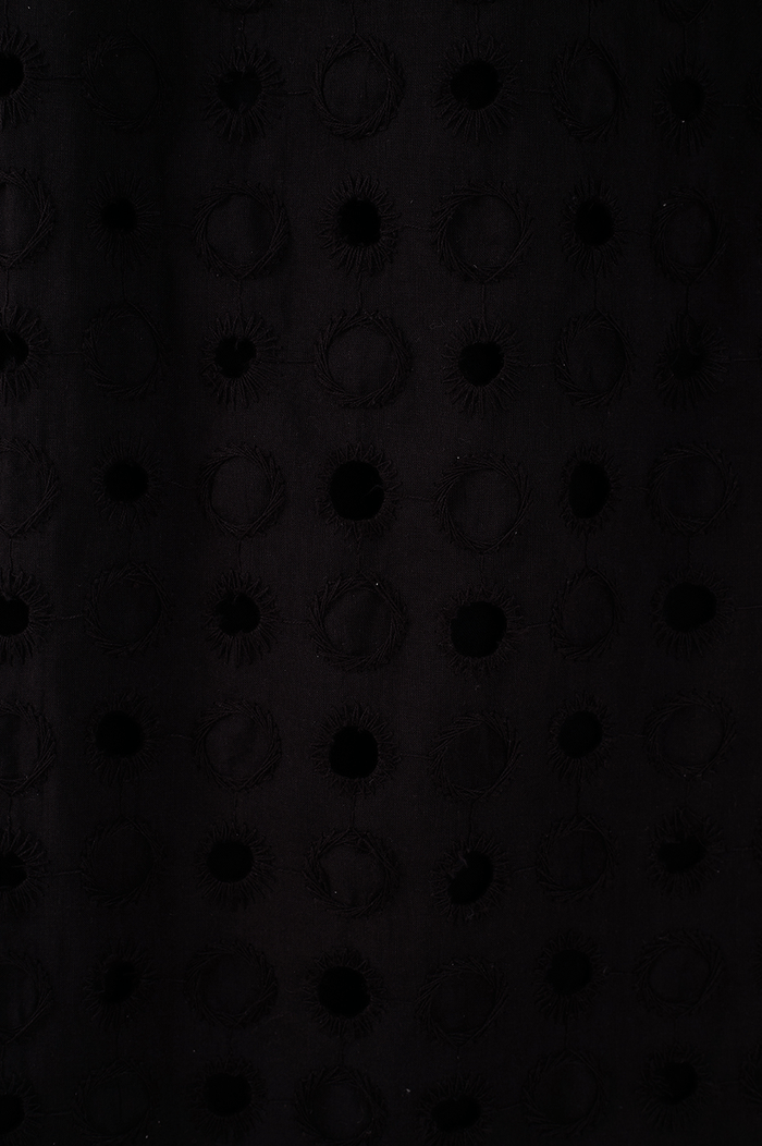Black Sleeveless Cotton Midi Dress_7