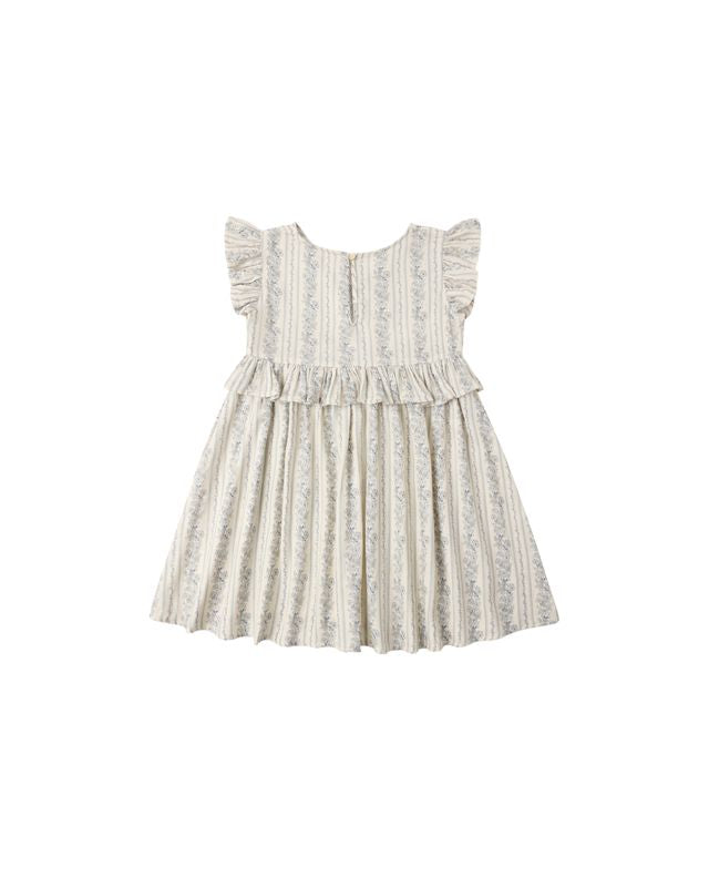 Brielle Dress | Kids | Blue Floral