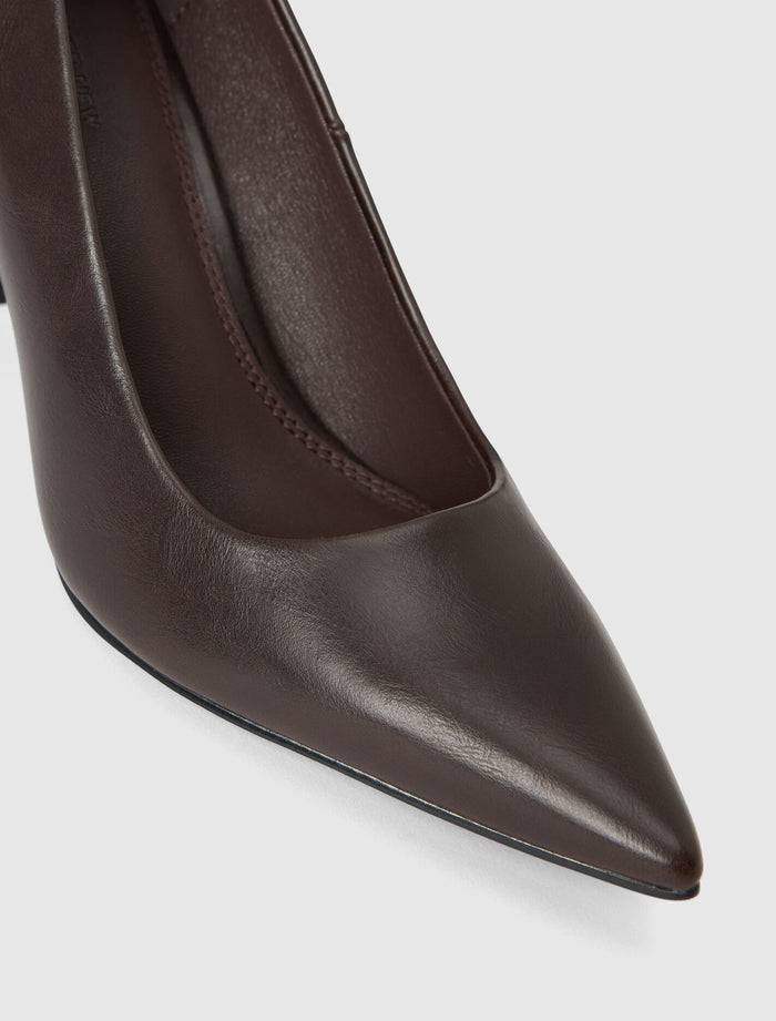 Cameron 2 Block Heel Court Shoe Forever New
