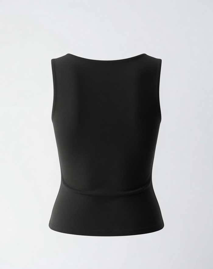 COTTON TANK - BLACK