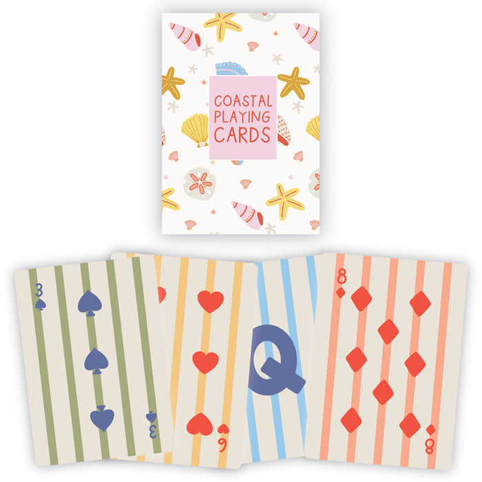 Deck of Playing Cards Coastal Seashells CALLIE DANIELLE