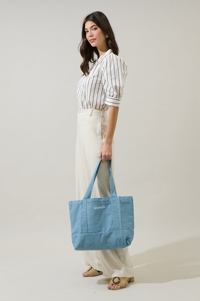 Everywhere Denim Tote Bag
