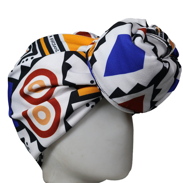 Fabrosanz: Blue Nguni Print Headwrap