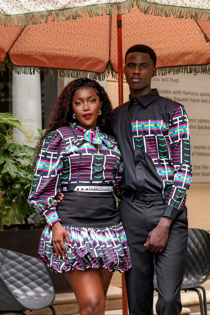 Fabrosanz: Venda Print Bubble Skirt