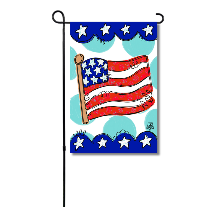 Flag USA Flag Garden Glam