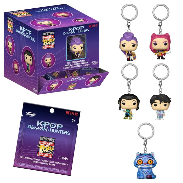 Funko POP! Netflix K-POP Demon Hunters Mystery Pocket Keychain, 1 supplied