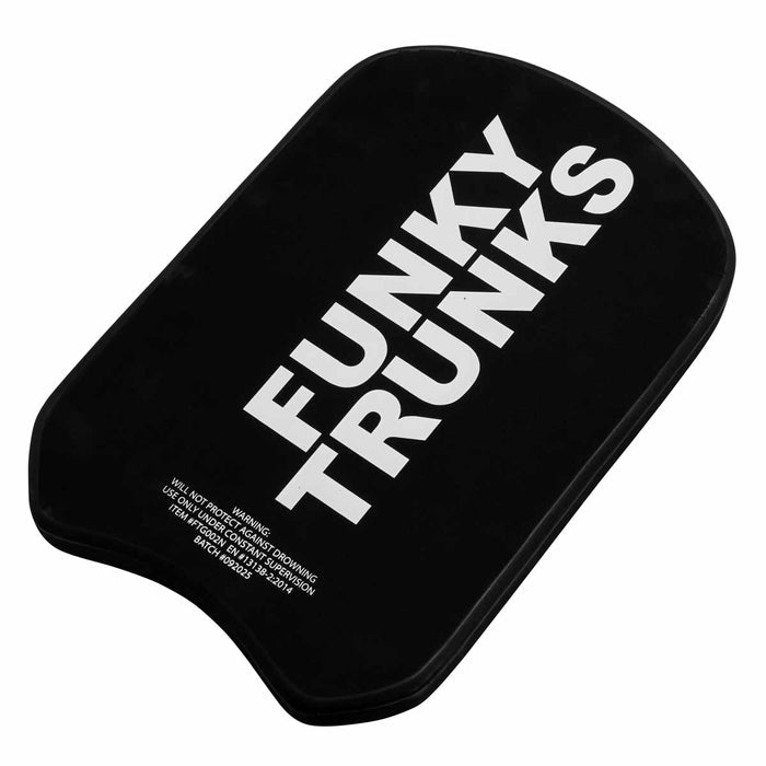 Way Funky Roar Energy kickboard in black and white, designed for swimming training and water play.