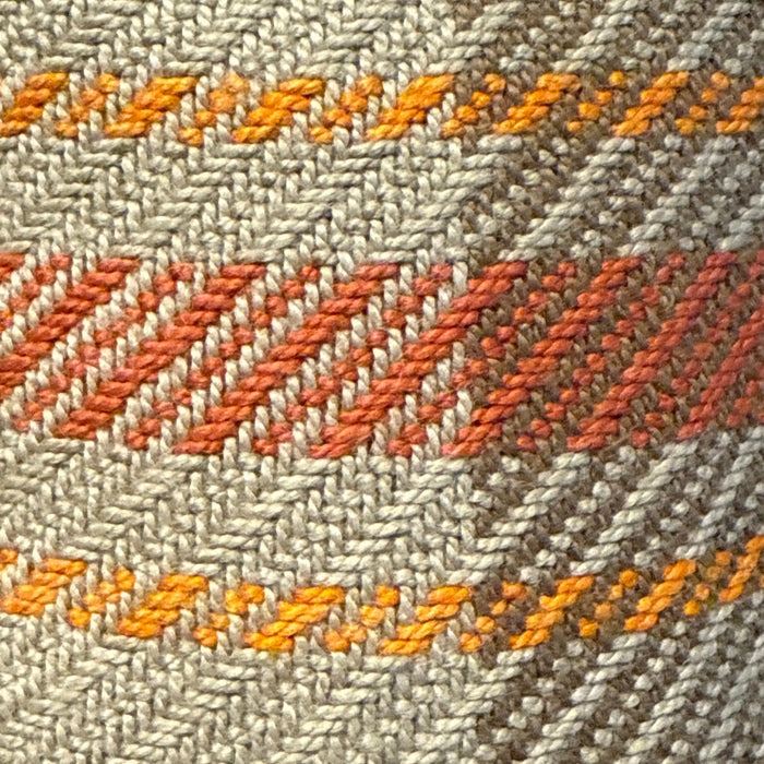 Heat Bag - Cotton, Flax + Lavender Oil - Orange + Brown