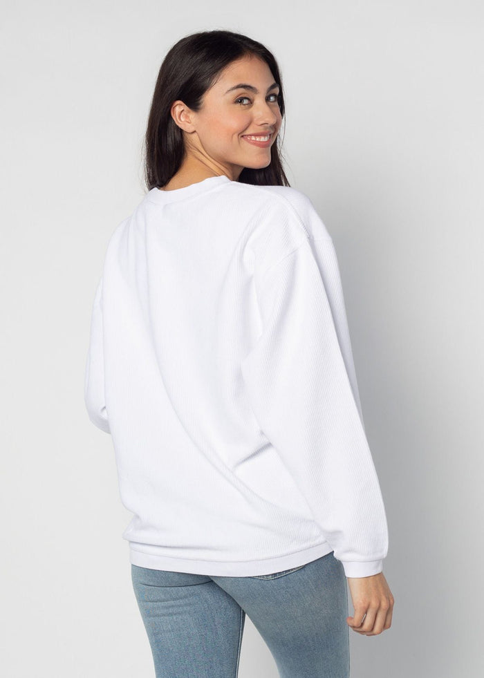 Iowa State Cyclones Women's Clubhouse Original Corded Crew in White