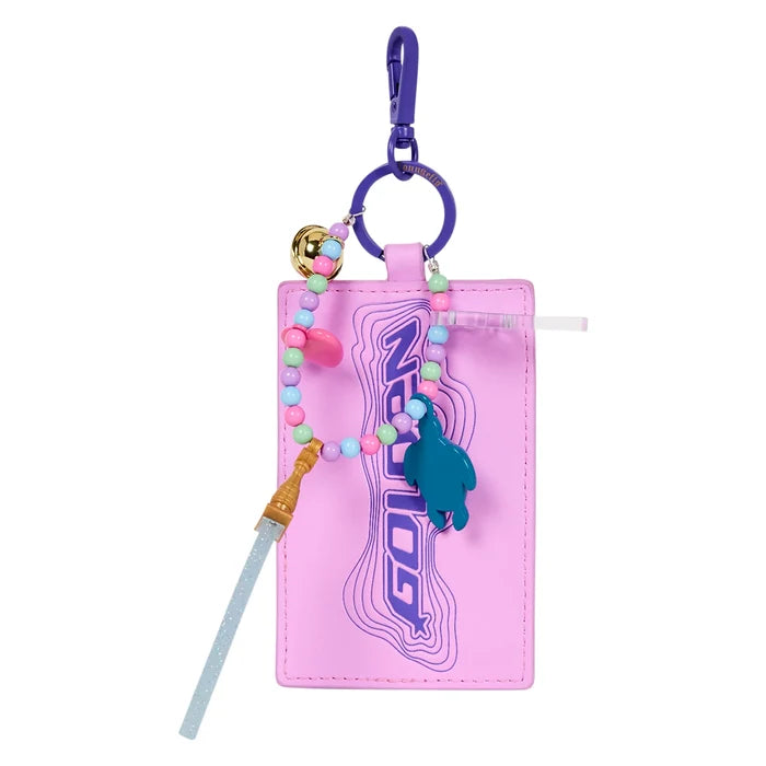 K-Pop Demon Hunters Huntrix Loungefly Mini Backpack With Photocard Holder Bag Charm in stock