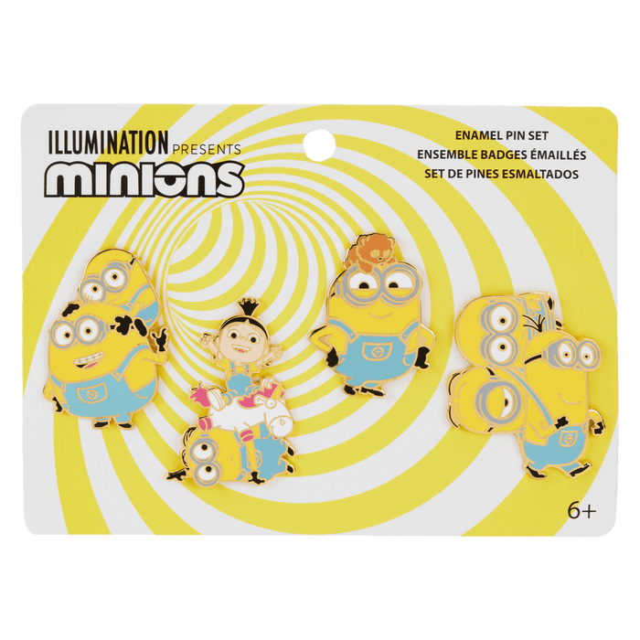 LOUNGEFLY
DESPICABLE ME Minions 4-PACK PIN SET
