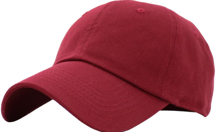 LOW PROFILE BASEBALL CAPS (DAD HAT)