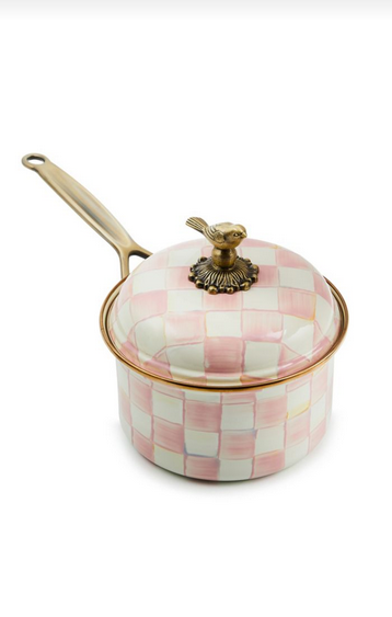 Mackenzie-Childs COOKWEAR Rosy Check