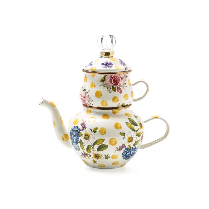 Mackenzie Childs High Tea Set Wildflowers