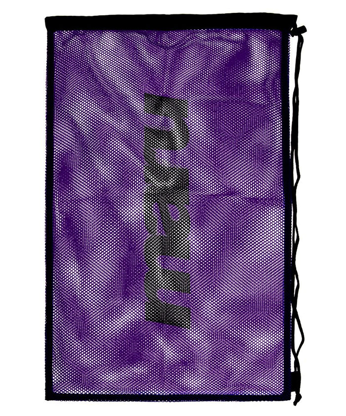 Maru purple mesh bag with a breathable design, featuring sturdy handles and spacious interior for everyday use.