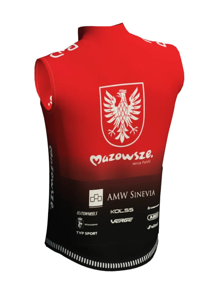 MAZOWSZE SERCE POLSKI OFFICIAL TEAM FLIGHT VEST - MEN
