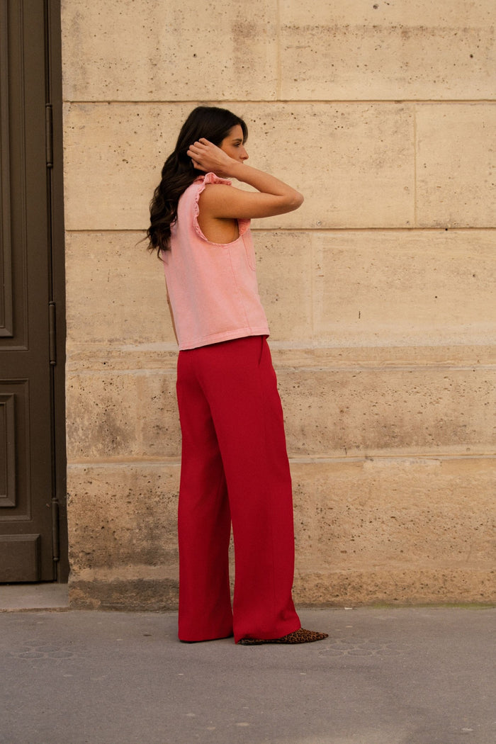 Pantalon April - Rouge
