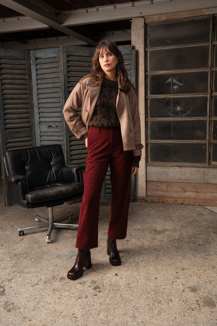 Pantalon Emyrra - Bordeaux