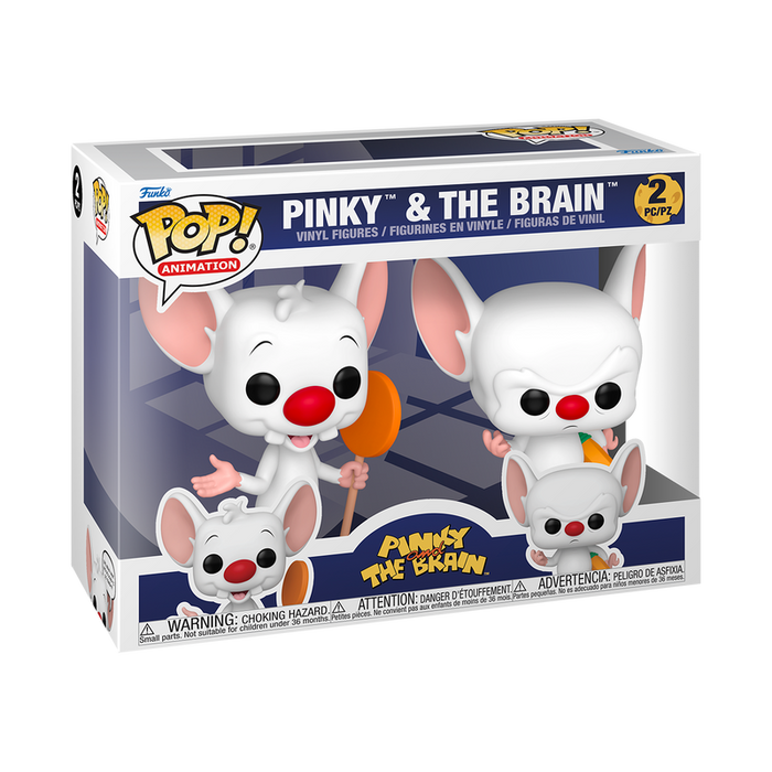 Pinky and the Brain funko pop set