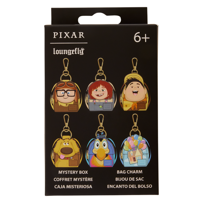 Pixar UP Loungefly mini bag charm, single blind pack character supplied