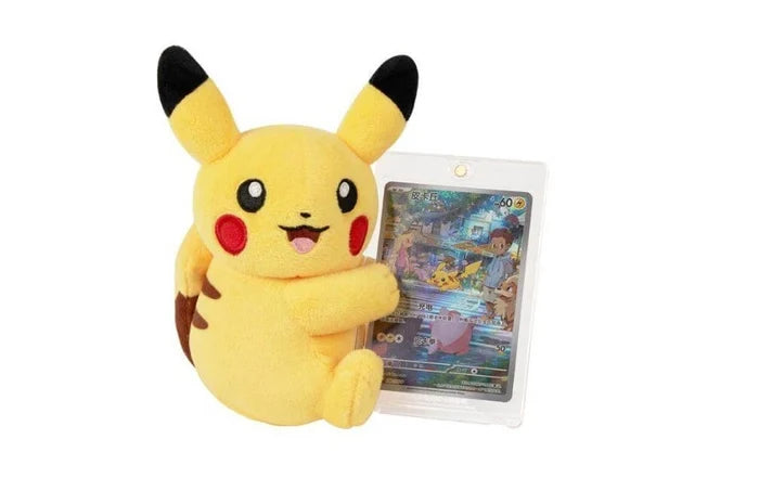 Pokemon TCG Chinese "Nuzzle Cheeks" Plush Toy and Card single Blind Box