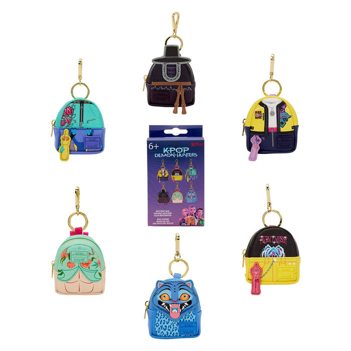 (Pre order) Loungefly K-Pop Demon Hunters Mystery Mini Backpack Keychain Charm