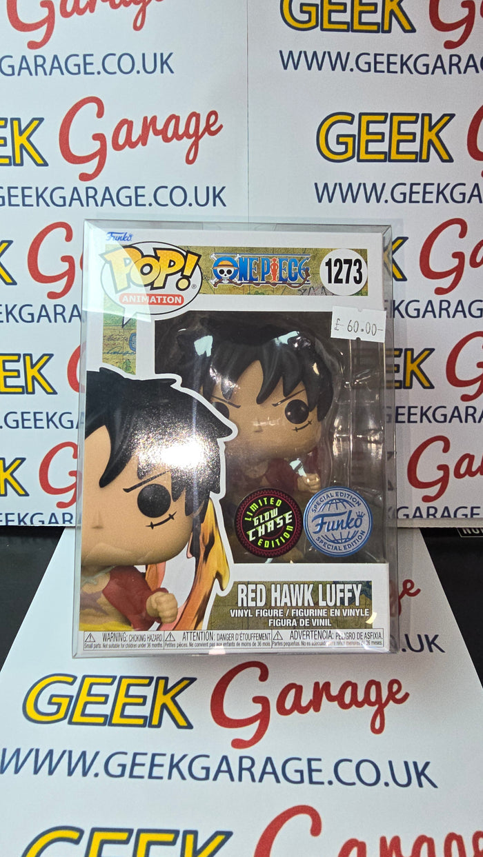 Red hawk luffy chase funko pop #1273 one piece