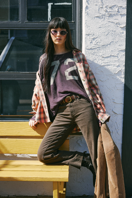 Risk Taker Mid-rise Straight - Workwear Brown