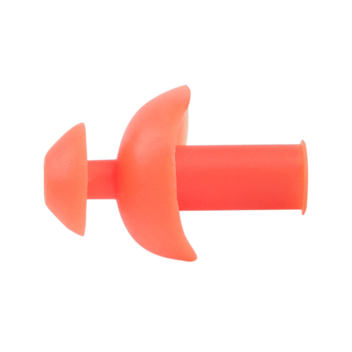 Orange Speedo Junior Ergo Earplugs designed for comfortable ear protection for young swimmers.