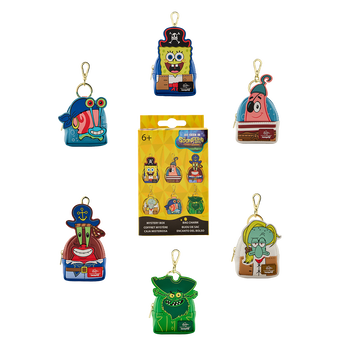 Spongebob squarepants movie loungefly bag charm, random character supplied