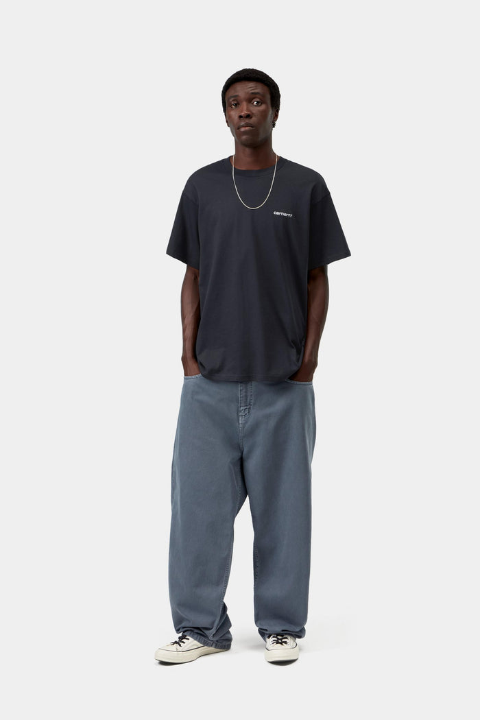 S/S Script Embroidery T-Shirt