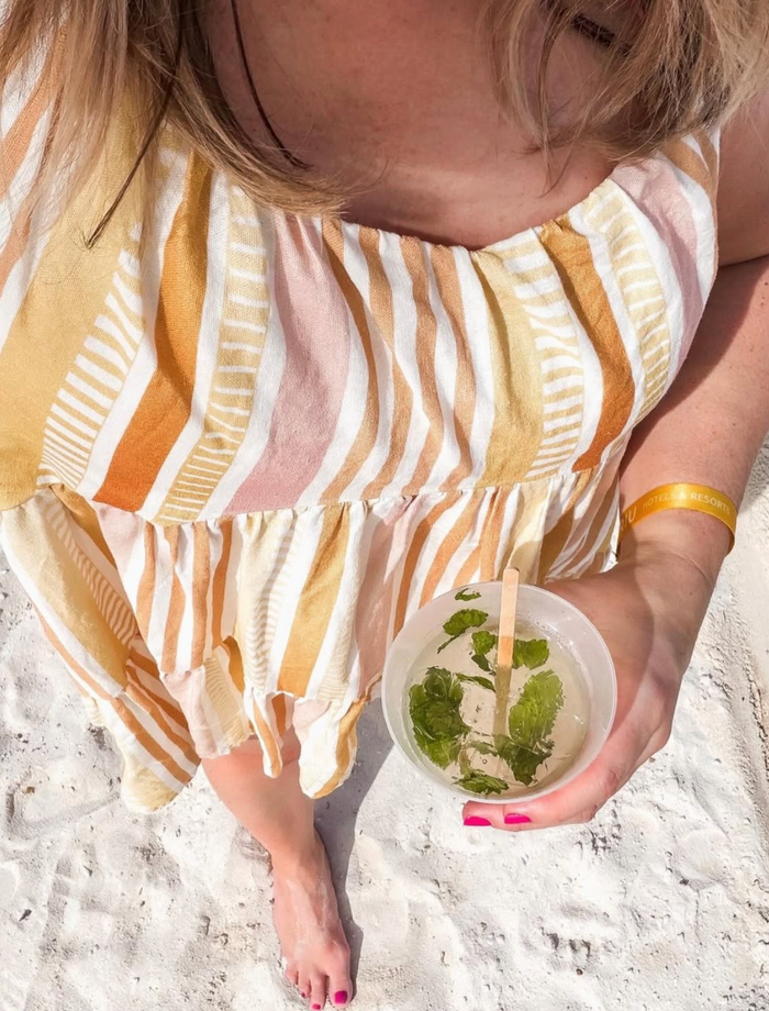 Sun Baby Doll Dress - Stripe