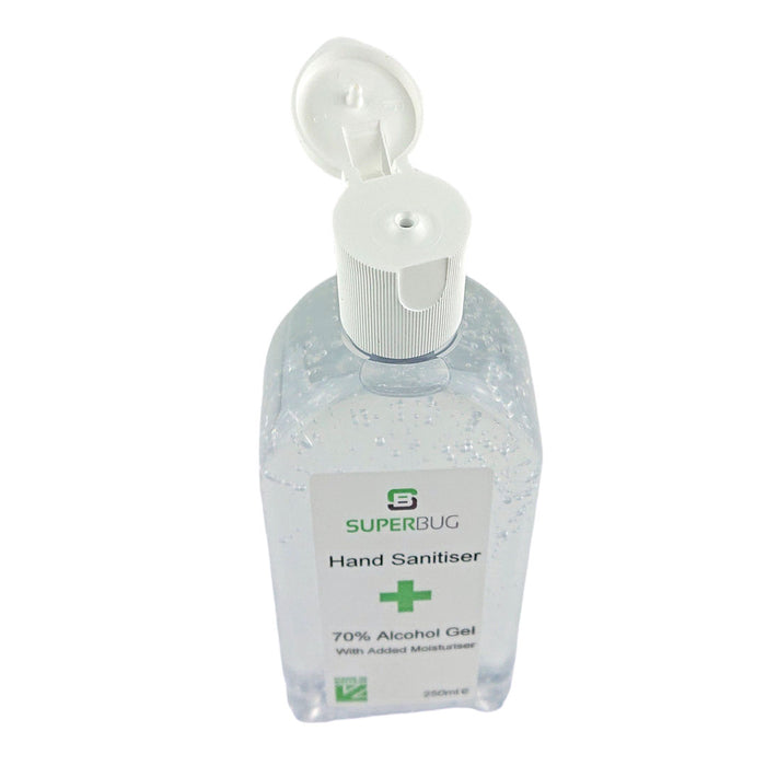 Superbug 70% Alcohol Hand Sanitiser Gel 250ml