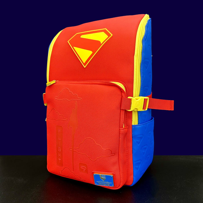 Superman DC Comics Loungefly COLLECTIV The MULTITASKR Style Full Size Backpack