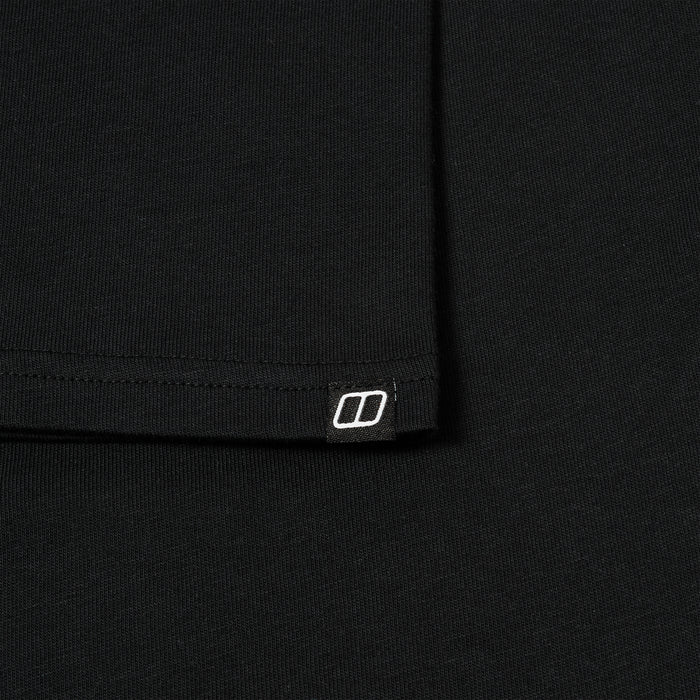 Unisex Pioneer Circular Logo Tee - Jet Black