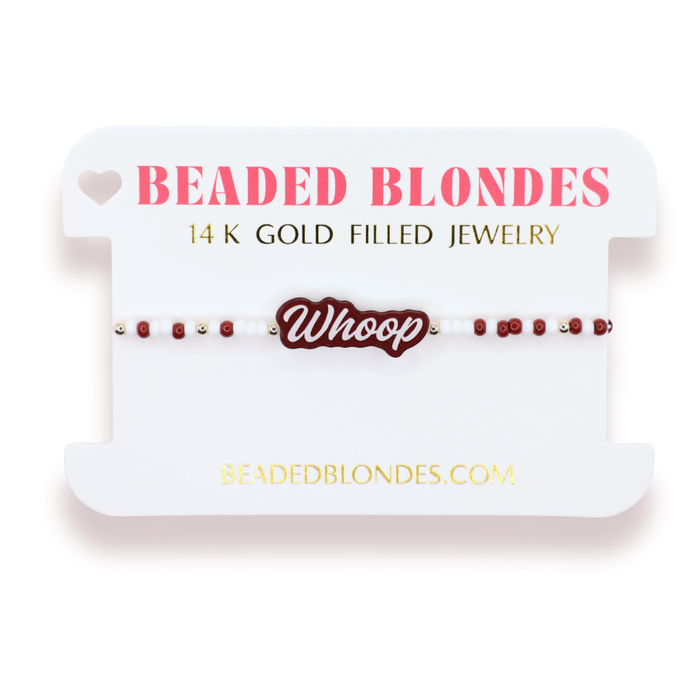 Whoop Word Bracelet on Color