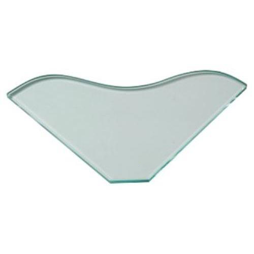 10mm Toughened Glass Corner Shelf CRESCENT SHELVES - Image 1