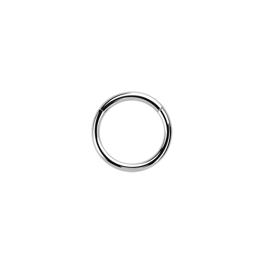 14g Silver Surgical Steel Hinged Ring 7mm / Surgical Steel / Silver Hinged Ring