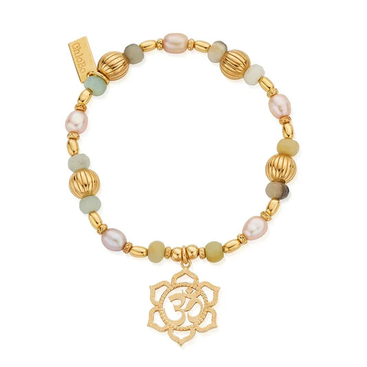 50% off Chlobo TREASURES OF BALI Gold Divine Lotus Bracelet