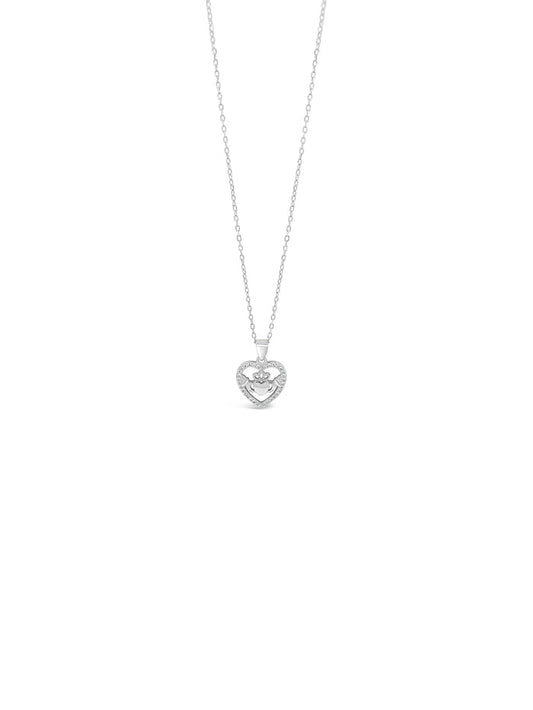 Absolute Silver Claddagh Pendant SP321SL