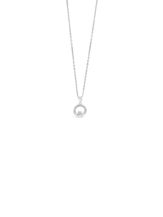 Absolute Silver Claddagh Pendant SP322SL